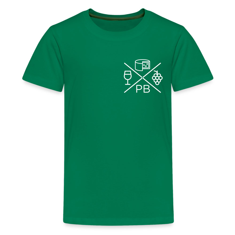 Prenzlauer Berg Kiez  - Teenager Premium T-Shirt - Kelly Green