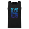 Köpenick Planet Earth - Männer Premium Tank Top - Schwarz