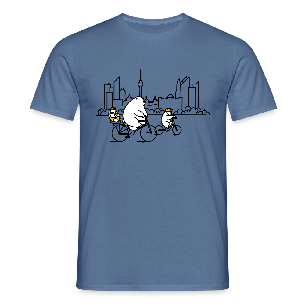 Fahrradtour Berlin - Männer Premium T-Shirt - Taubenblau