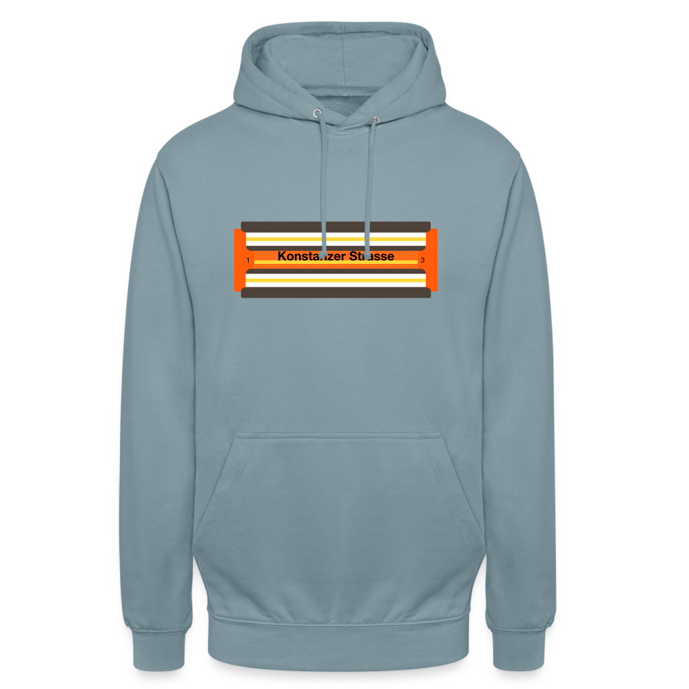 Konstanzer Strasse - Unisex Hoodie - Nebelblau