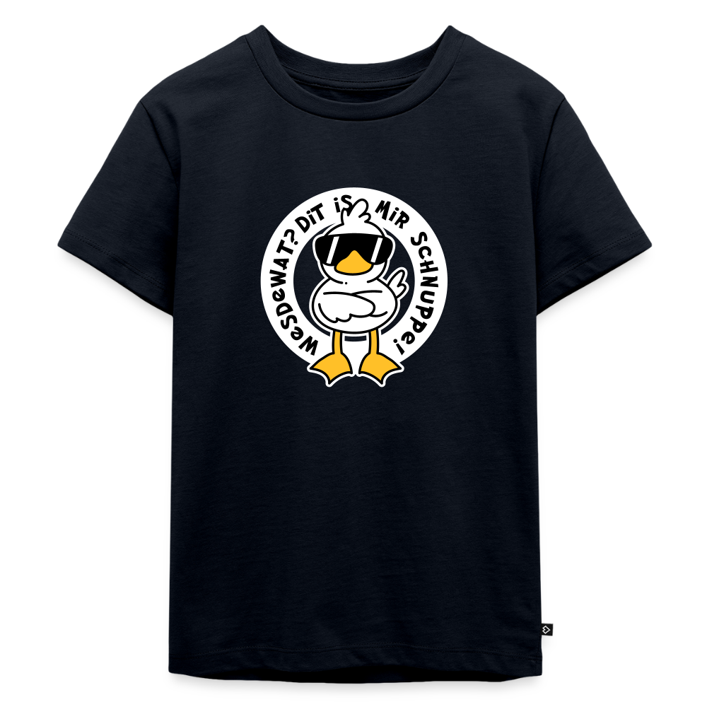 Wesdewat? - Kinder Premium T-Shirt - Navy