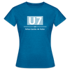 U7 - Frauen Premium T-Shirt - Antikblaues Saphir meliert