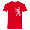 Berliner Bär im Netz - weiß - Männer Premium T-Shirt - Rot