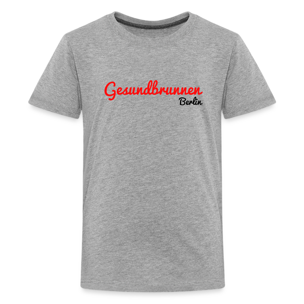 Gesundbrunnen Berlin - Teenager Premium T-Shirt - Grau meliert