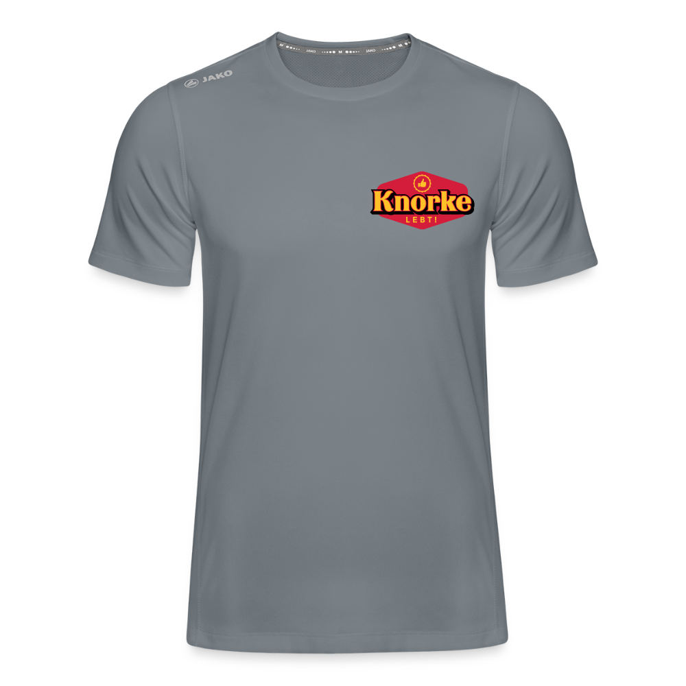 KNORKE lebt! - Männer Sport-Shirt - Grau
