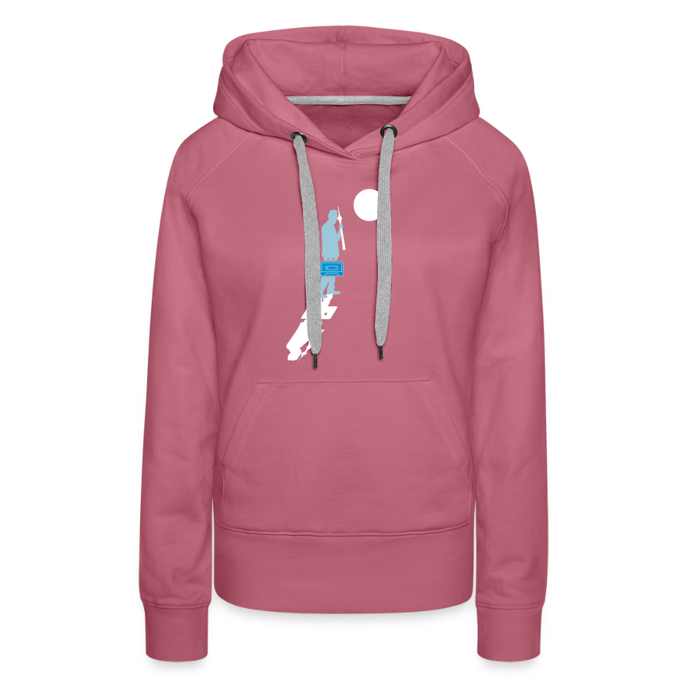 Unterwegs in Berlin - Frauen Premium Hoodie - Malve