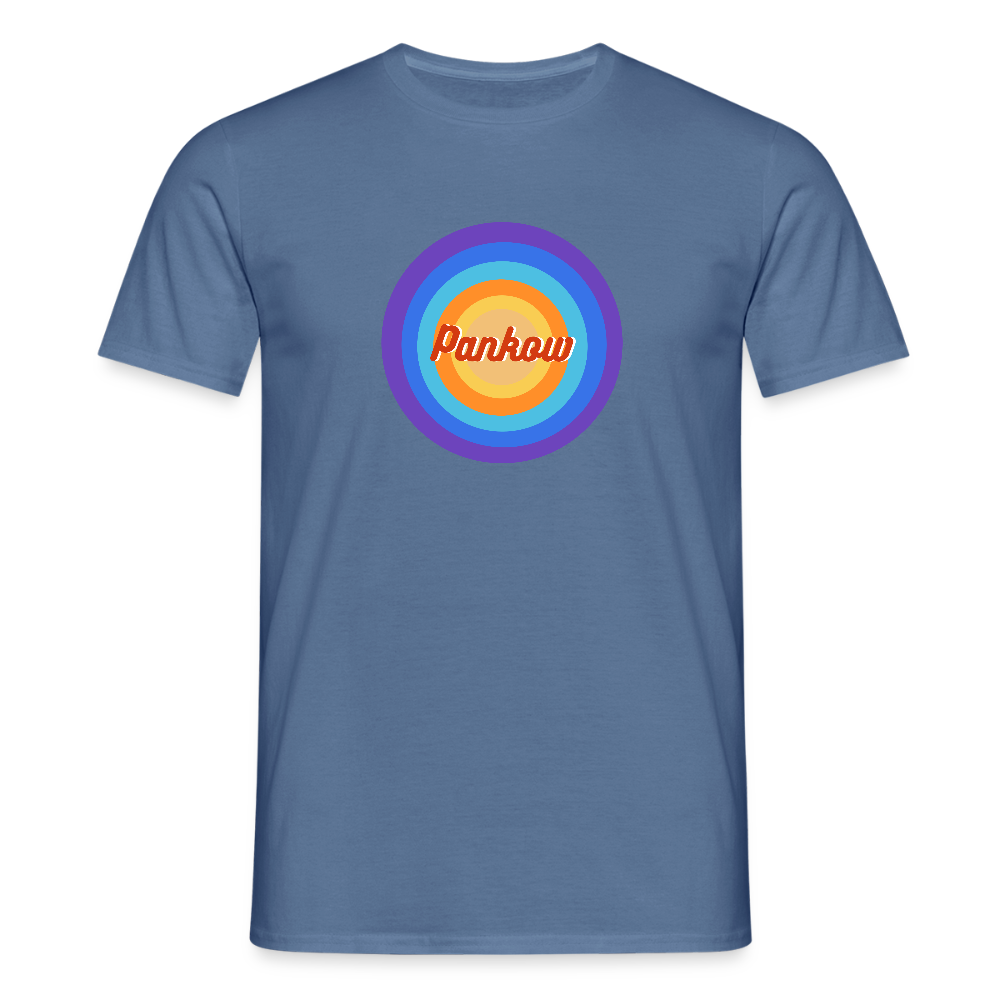 Pankow Retro - Männer Premium T-Shirt - Taubenblau 