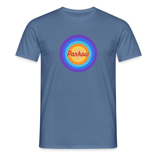 Pankow Retro - Männer Premium T-Shirt - Taubenblau 