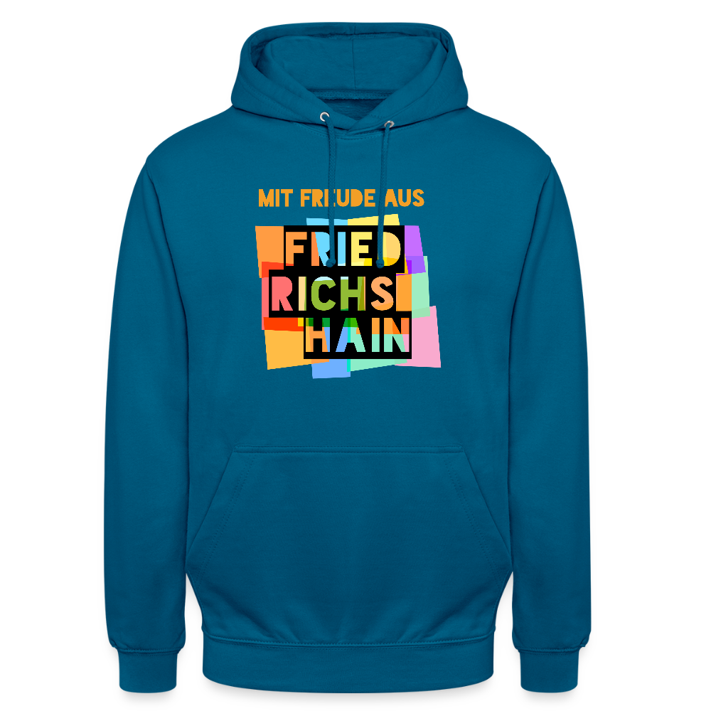 Freude aus Friedrichshain - Unisex Hoodie - Tiefseeblau