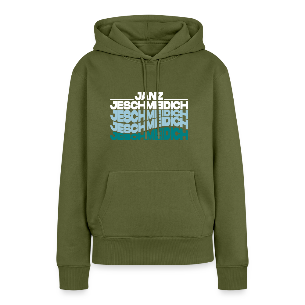 Janz Jeschmeidich - Frauen Premium Hoodie - Khaki