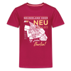 Neuseeland oder Neukölln - Teenager Premium T-Shirt - dunkles Pink