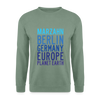 Marzahn Planet Earth - Unisex Pullover - Graugrün