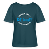 Dit Looft! - Relaxed Rundhals Frauen Bio-T-Shirt - Dunkles Petrol