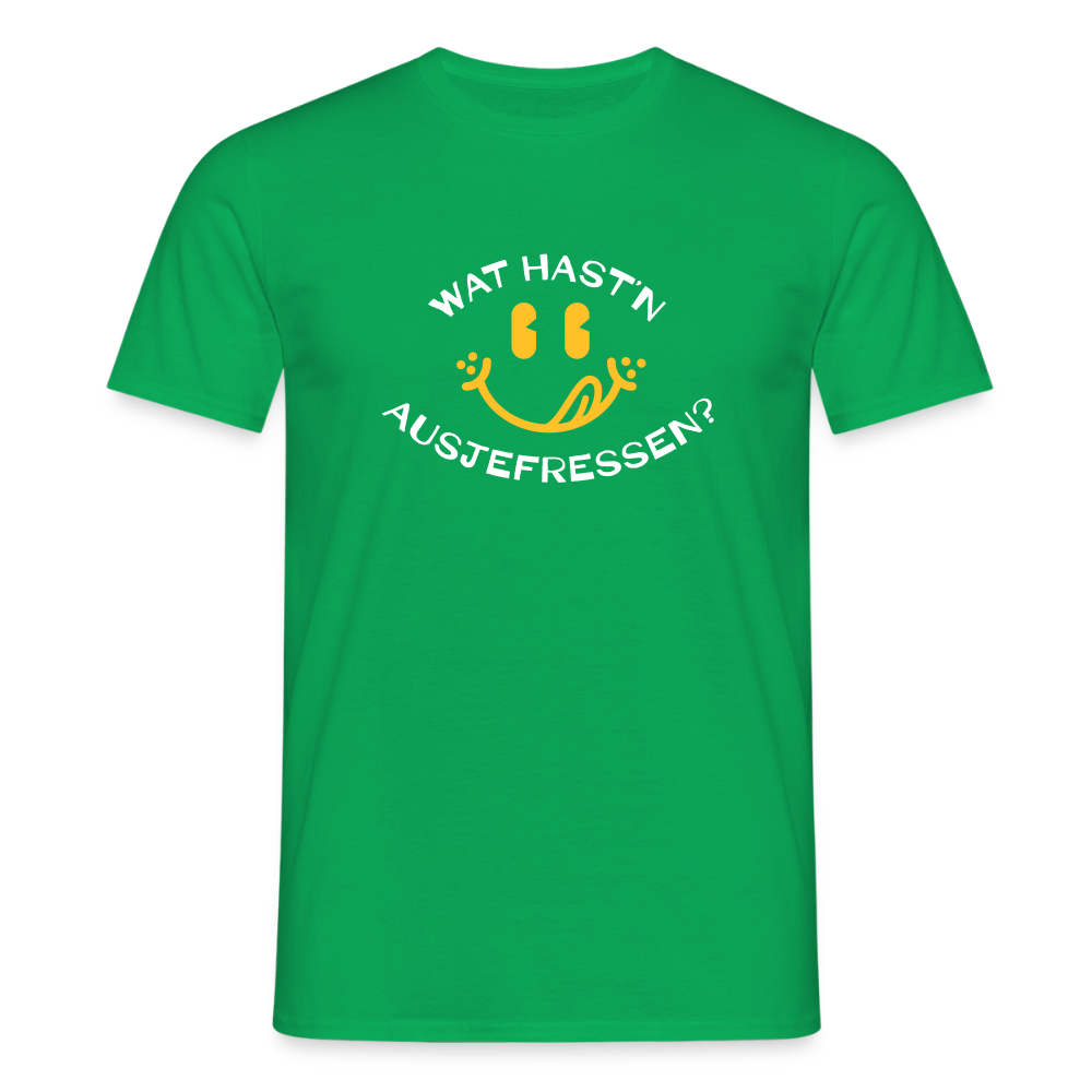 Wat Hast’n Ausjefressen - Männer Premium T-Shirt - Kelly Green
