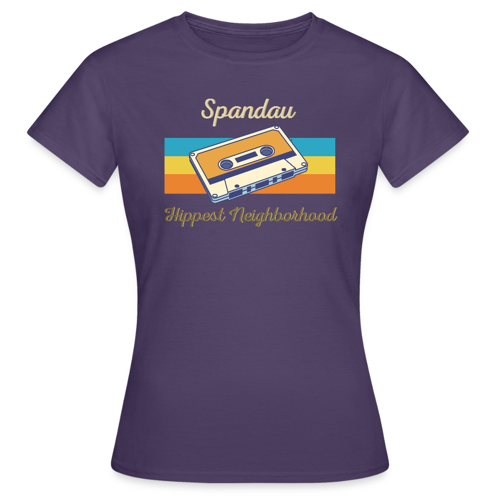 Spandau Hippest Neighborhood - Frauen Premium T-Shirt - Dunkellila