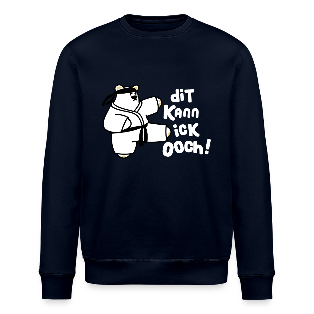 Dit kann ick ooch! - Unisex Bio Sweatshirt - Navy