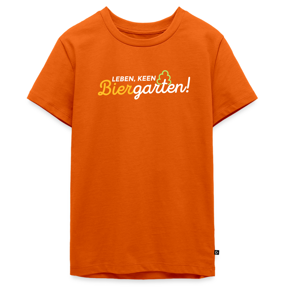 Leben, keen Biergarten! - Teenager Premium T-Shirt - Orange