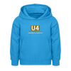 U4 - Kinder Premium Hoodie - Meeresblau