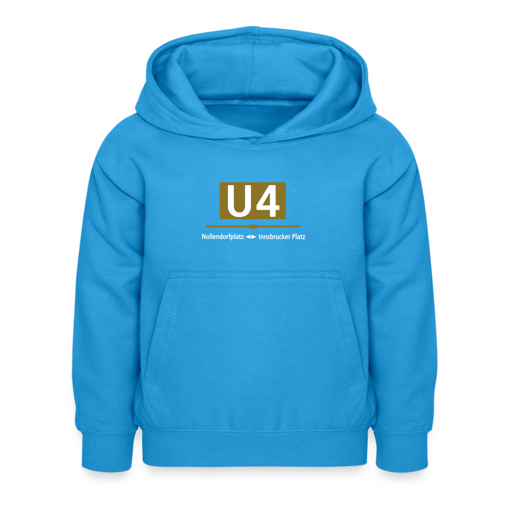 U4 - Kinder Premium Hoodie - Meeresblau