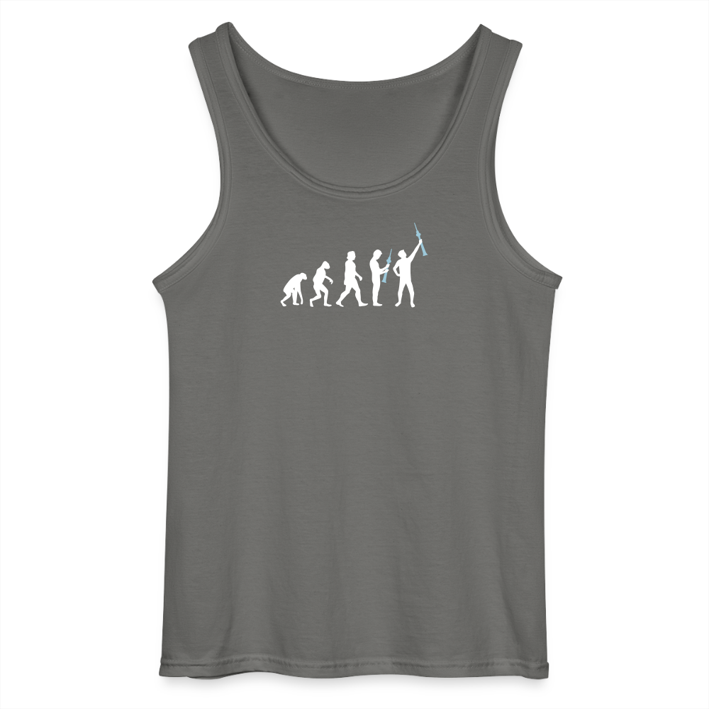Evolution - Männer Tank Top - Anthrazit
