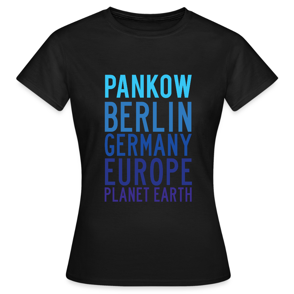 Pankow Planet Earth - Frauen Premium T-Shirt - Schwarz