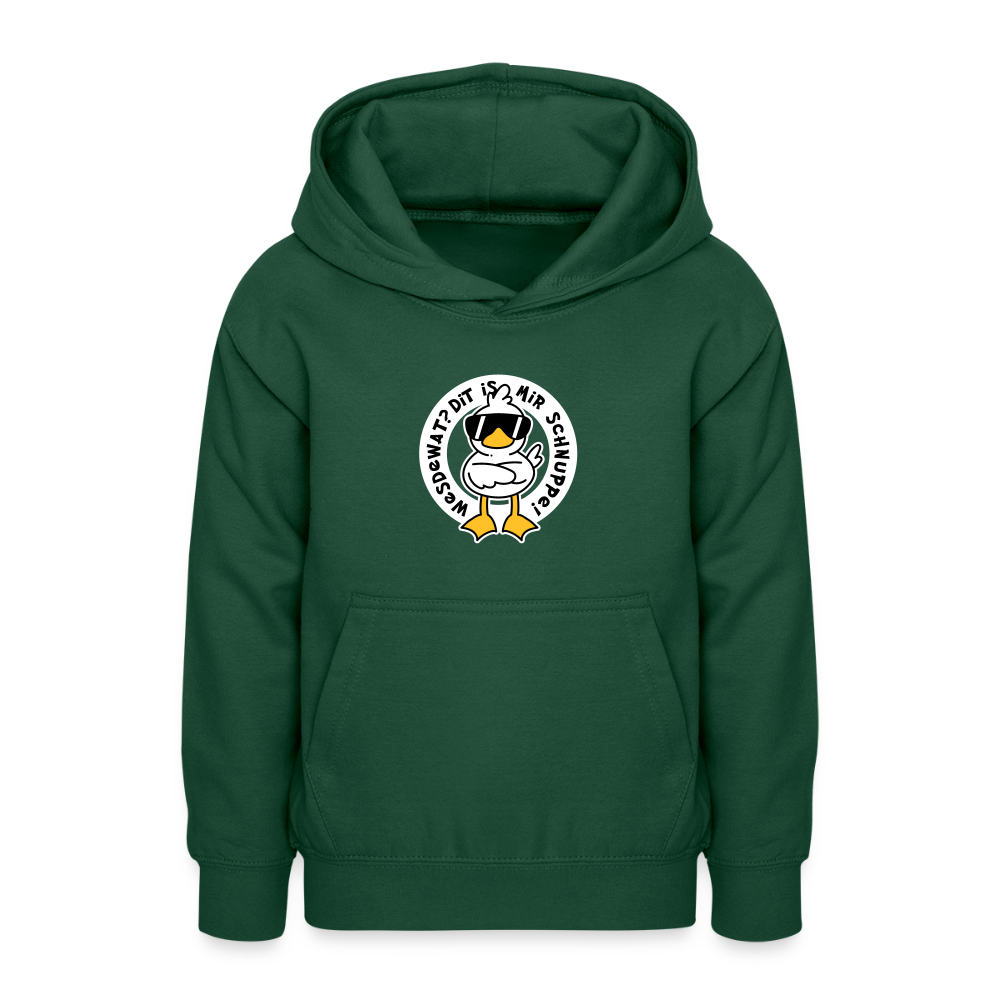 Wesdewat? - Teenager Hoodie - Flaschengrün