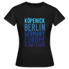Köpenick Planet Earth - Frauen Premium T-Shirt - Schwarz