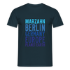 Marzahn Planet Earth - Männer Premium T-Shirt - Navy
