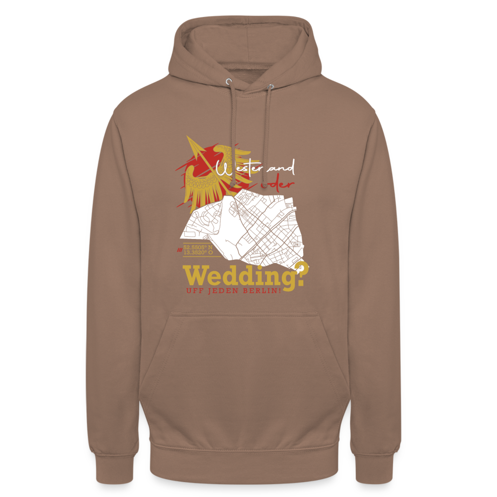 Westerland oder Wedding - Unisex Hoodie - Mokka
