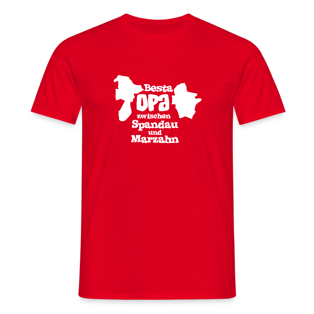 Besta Opa - Männer Premium T-Shirt - Rot
