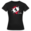 Berlin Klecks Bär - Frauen Premium T-Shirt - Schwarz