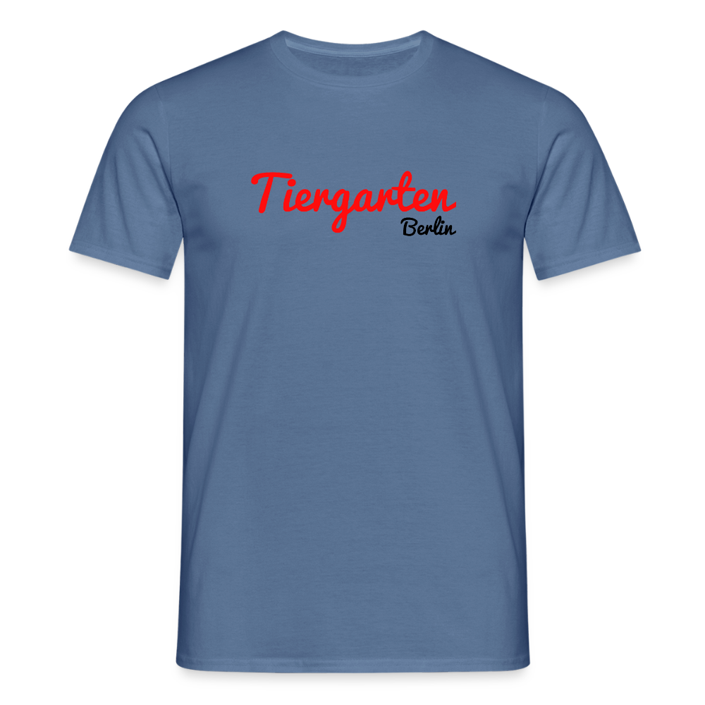 Tiergarten Berlin - Männer Premium T-Shirt - Taubenblau