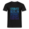 Steglitz Planet Earth - Männer Premium T-Shirt - Schwarz