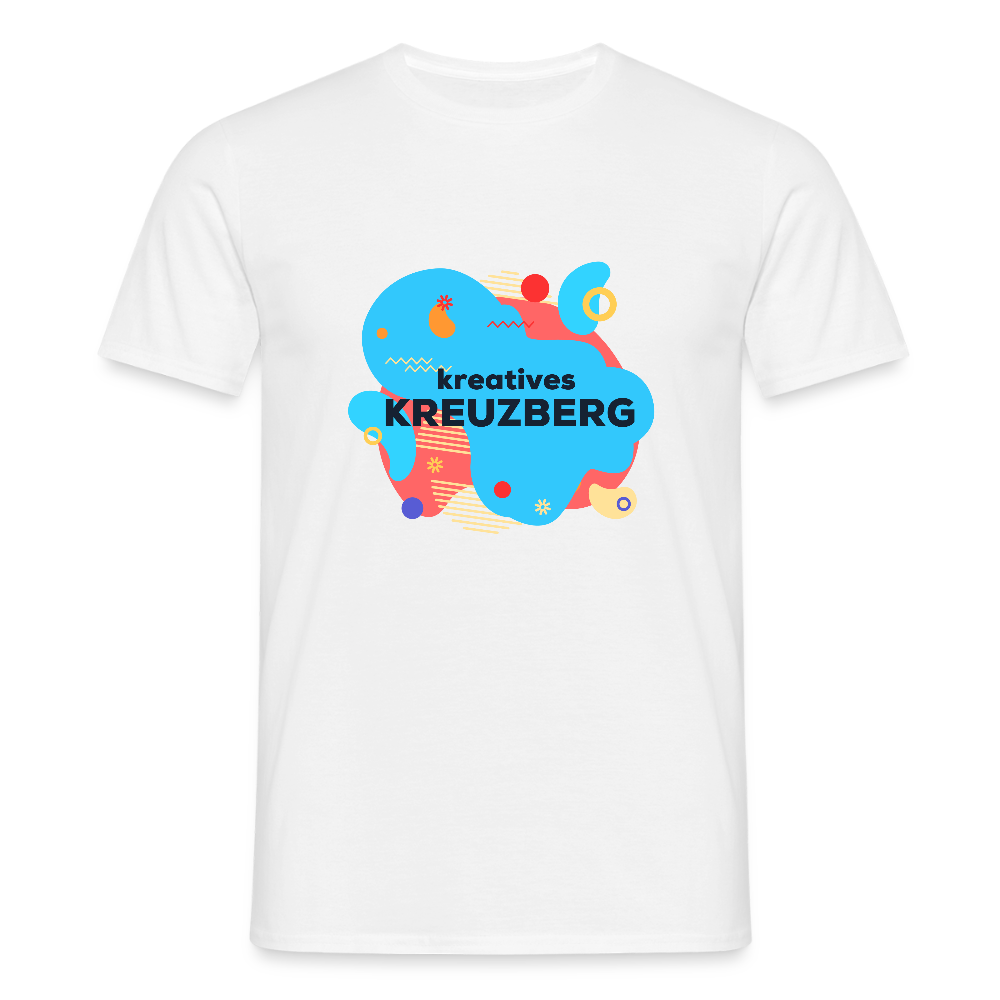 Kreatives Kreuzberg - Männer Premium T-Shirt - Weiß