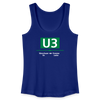 U3 - Frauen Bio Tank Top - Königsblau