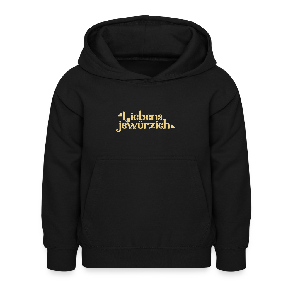 Liebensjewürzich - Kinder Hoodie - Schwarz