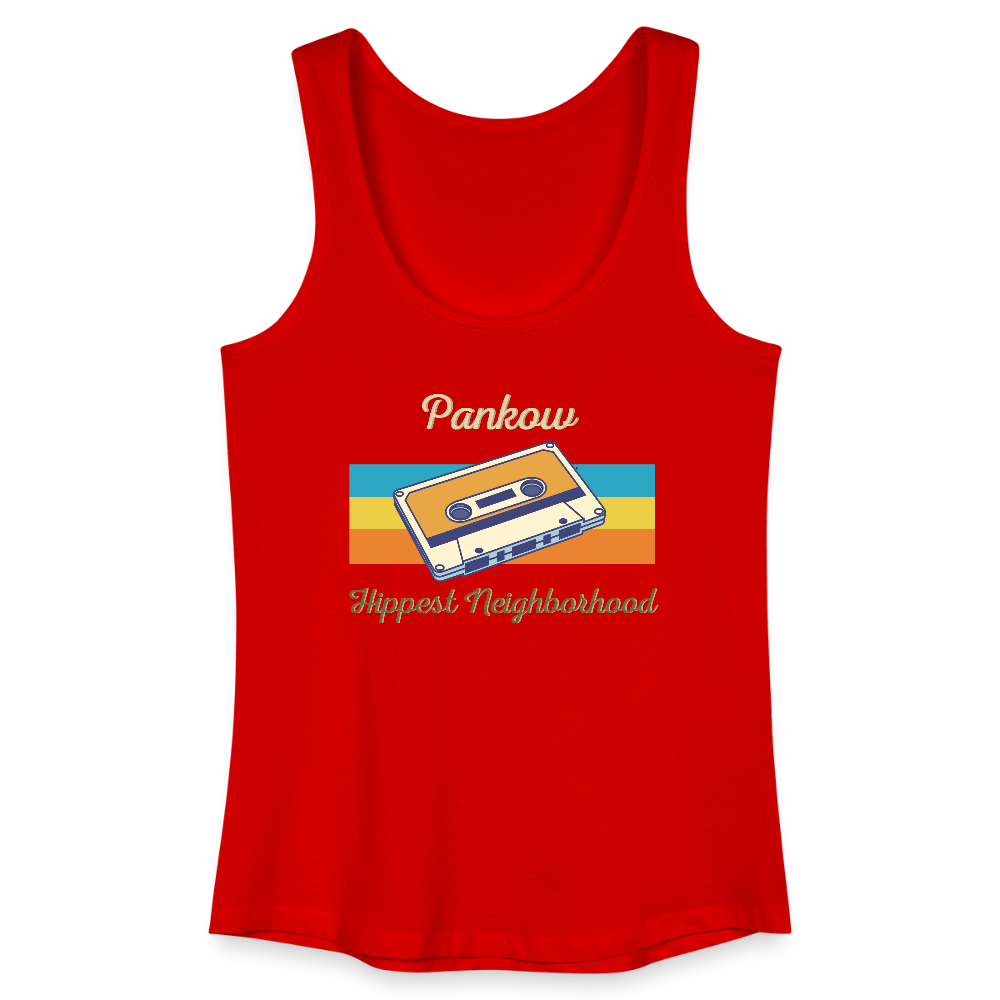 Pankow Hippest Neighborhood - Frauen Bio Tank Top - Rot