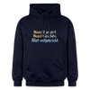 Nüscht jehört, nüscht jesehen, aba allet mitjekricht. - Hoodie - Navy