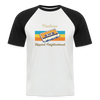 Pankow Hippest Neighborhood - Männer Baseball T-Shirt - Weiß/Schwarz