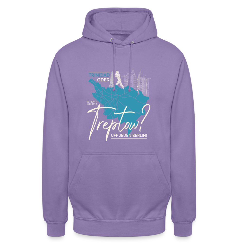 Trinidad oder Treptow - Unisex Hoodie - Lavendel