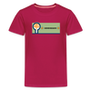 Siemensdamm - Teenager Premium T-Shirt - dunkles Pink