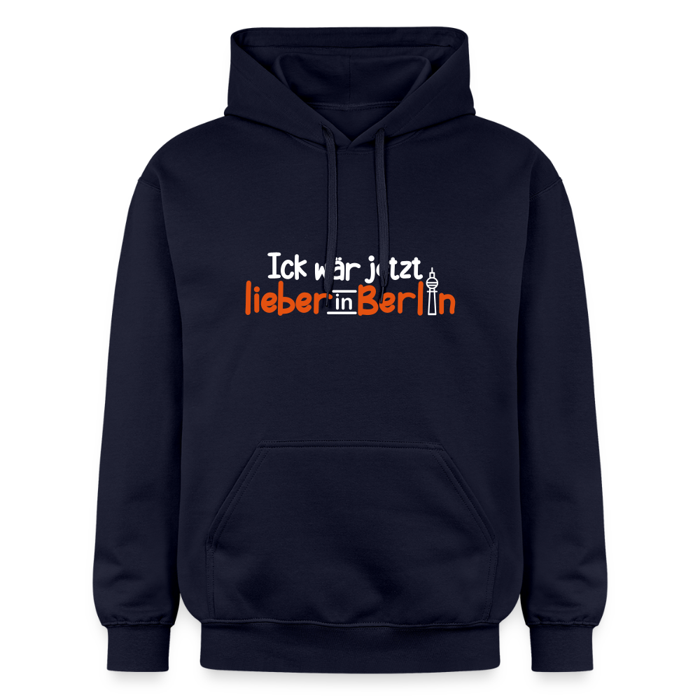 Ick wär jetzt lieber in Berlin - Hoodie - Navy