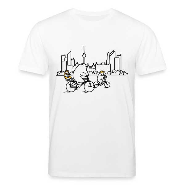 Fahrradtour Berlin - Unisex Bio T-Shirt - Weiß