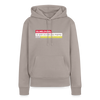 Eilmeldung: Is mir Schnurz Piepe! - Frauen Premium Hoodie - Taupe