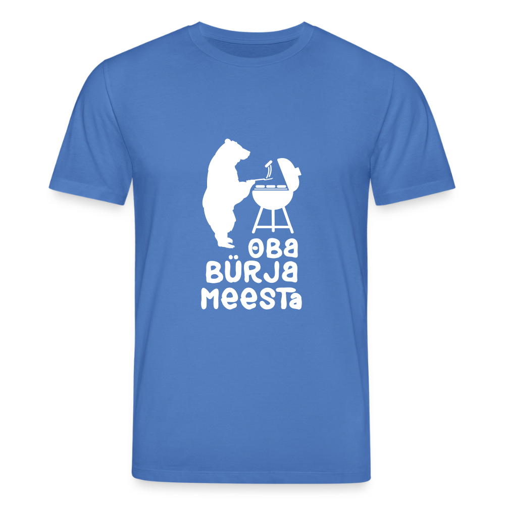 Bürjameesta - Unisex Bio T-Shirt - Achtsames Blau