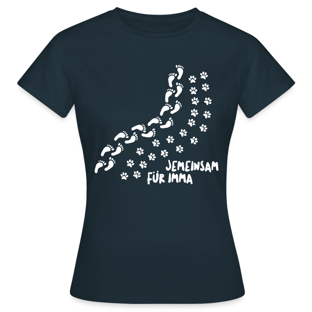 Jemeinsam Für Imma - Frauen Premium T-Shirt - Navy
