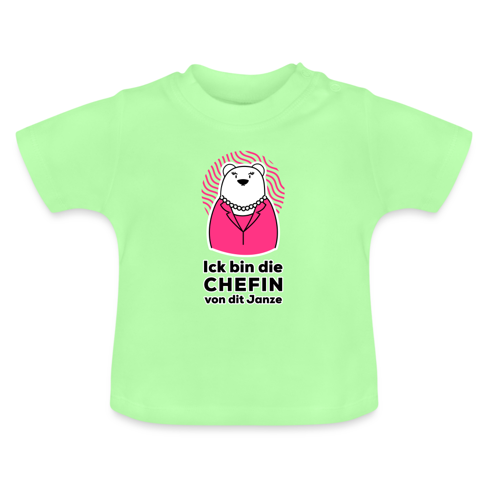 Chefin - Baby T-Shirt - Mintgrün