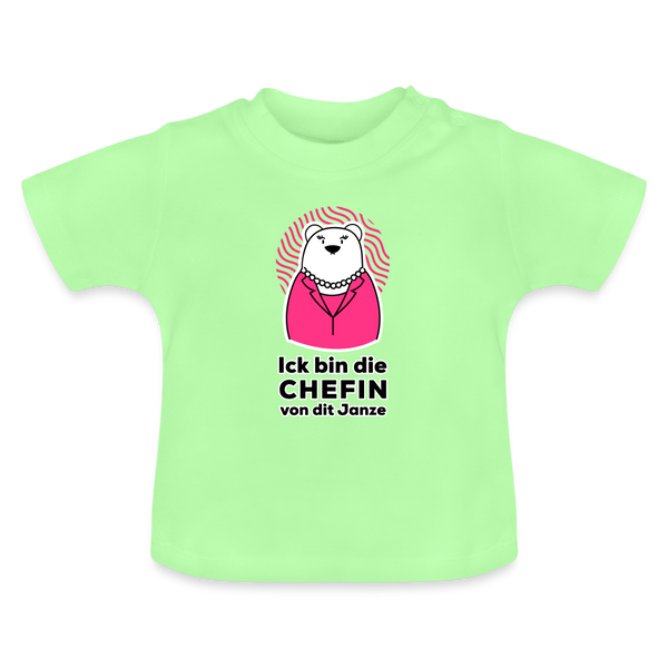 Chefin - Baby T-Shirt - Mintgrün