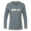 Jewieft! - Frauen Sport Langarmshirt - Grau