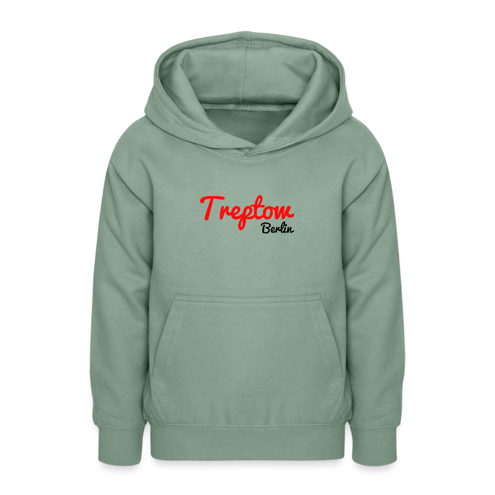 Treptow Berlin - Teenager Hoodie - Graugrün